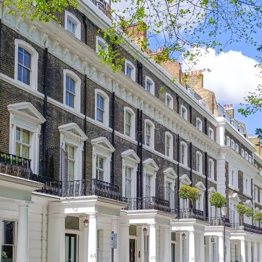 London terraces brickwork